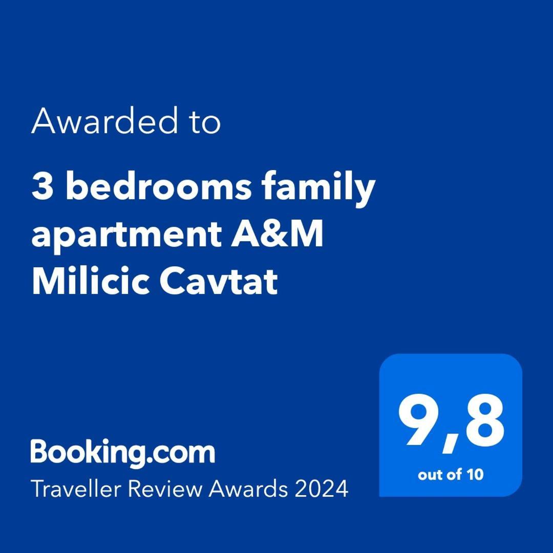 A&M Cavtat Family Apartment - 3 Bedrooms And Free Parking Eksteriør bilde